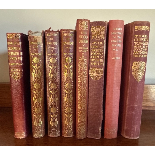 Vintage Books By Anthony Trollope, Thomas Hardy, Shakespeare & More