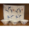 Image 7 : Assorted Asian Themed Vases & All White Teapot Set w/mugs