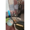 Image 1 : Embossed Box 23 w, 15.5 d, 14.5 h, Blue Vase 17.5 h, Digital Frame, Fireplace Tools and More!