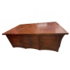 Image 3 : Double Sided Oak Coffee Table With Drawers and Cabinets