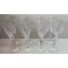 Image 1 : Waterford Lead Crystal In The Sheila Pattern(8)- Vino Glasses 5"tall