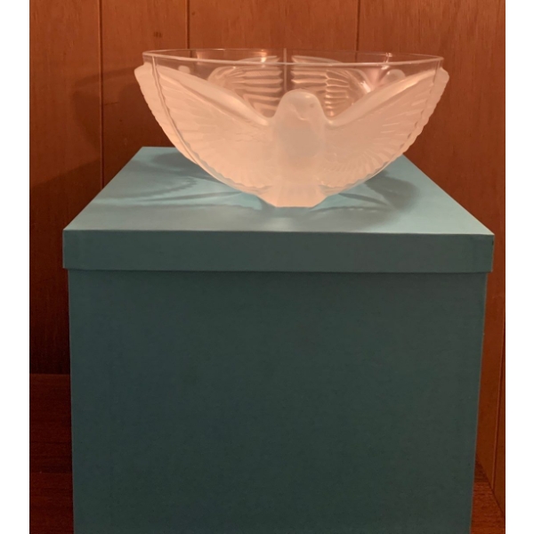 IG Durand Crystal Bowl Made In France - Art Deco 