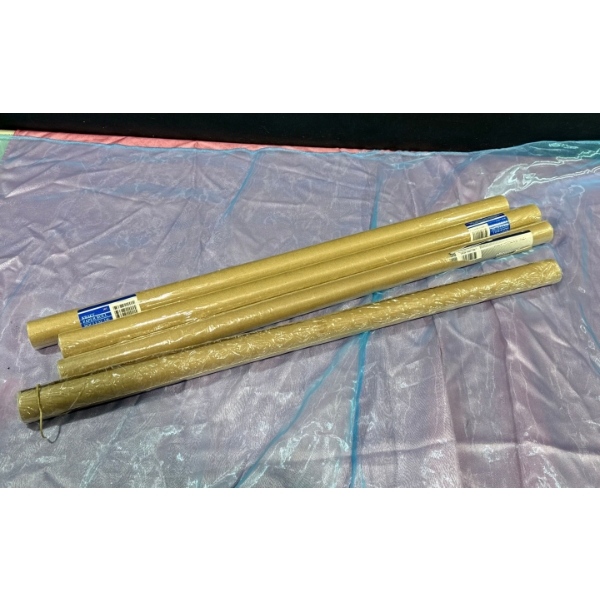 4 Rolls of Brown Kraft Paper