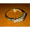 Image 4 : Gorgeous Stamped 10K Yellow Gold Cluster Ring 2.37g