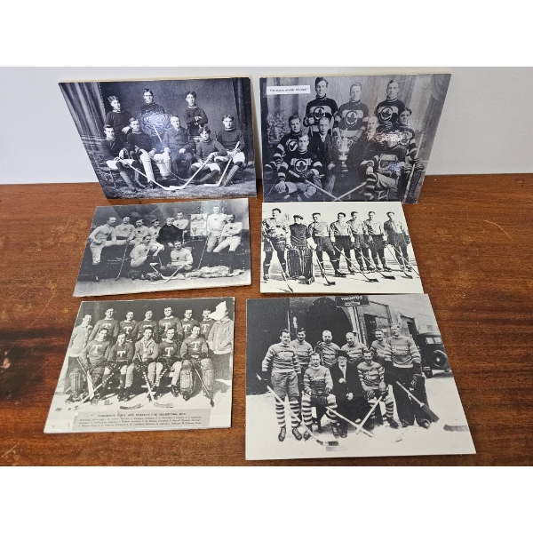 Vintage Hockey Team Photographs, Early 20th Century