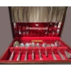 Image 1 : Cutlery Box 16 W, 11 D, 3.5 T & Community Plate Flatware
