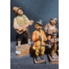 Image 2 : Anri Carved Wood Figures: Smallest Accordian Player 6 T, Guitarist 7 T and More!