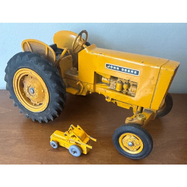 Collectible John Deere 440 Industrial Toy Tractor & Replica Of JD Industrial 820 Diesal Tractor