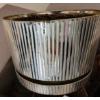 Image 2 : Collection of Planters Including: Gold Planter 13" Diameter, 10 T