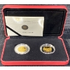 Image 1 :  2005 $8 Commemoration of the Chinese Railway Workers Two Silver Coin Set