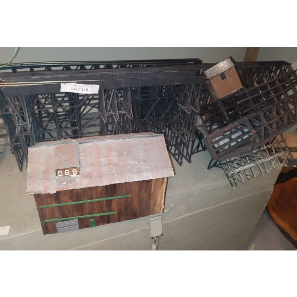 Model Railway Trestle Bridge Parts