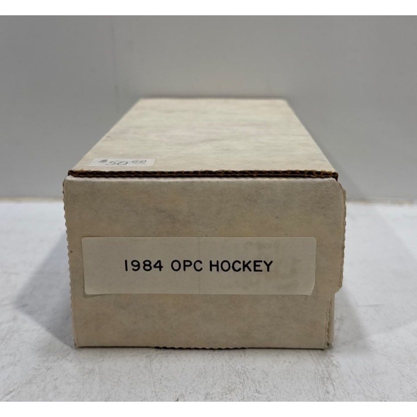 Box of 1984 OPC Hockey Cards, Almost Complete Set