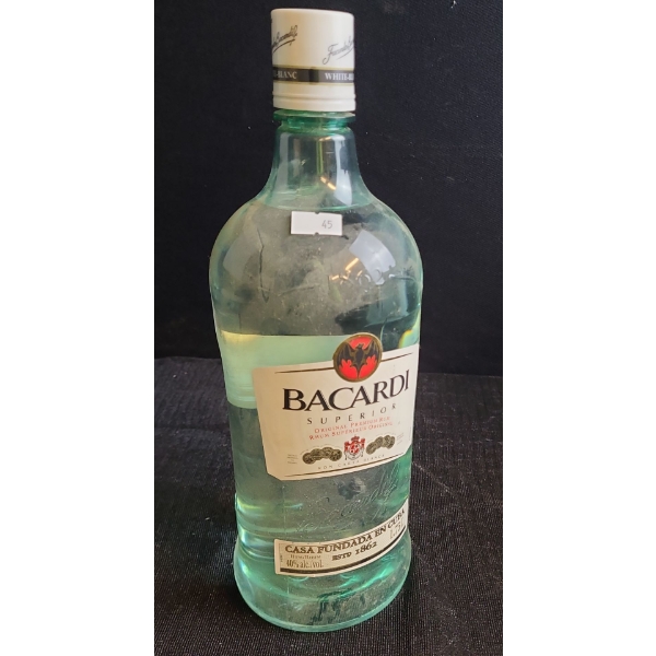 1.75 L of Bacardi Superior White Rum.