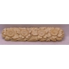 Image 1 : Vintage Carved Floral Celluloid Pin - 2.5L 