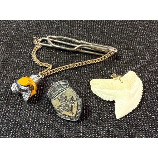 Drill Bit Shark Tooth Necklace 