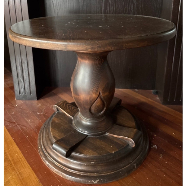 Gorgeous Hand carved Solid Wood Table - 26W, 23T 
