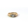 Image 1 : 14KYW Three-Stone Diamond Ring (0.54CTW GH-SI2) SZ 8.25, 3.60grams