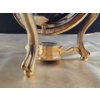 Image 5 : Semi Precious Abalone Tabletop World Globe with Brass Stand and Compass 10' Tall