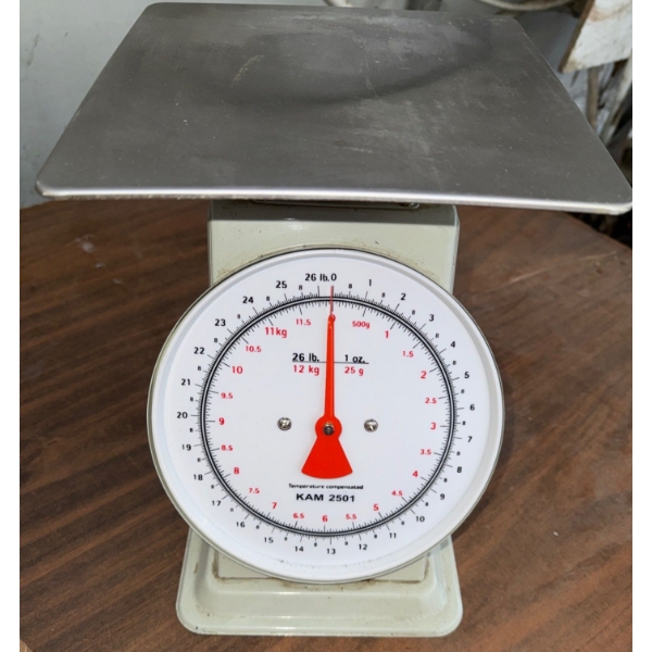 Zenport AZD25 Platform Mechanical Dial Scale - 25lb./12kg. Capacity 