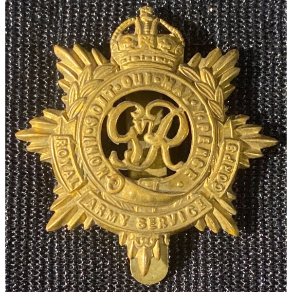 Royal Army Service Corps Cap Badge from WWII
