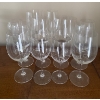 Image 1 : 12 Clear Glass Wine Glasses With Elegant Design