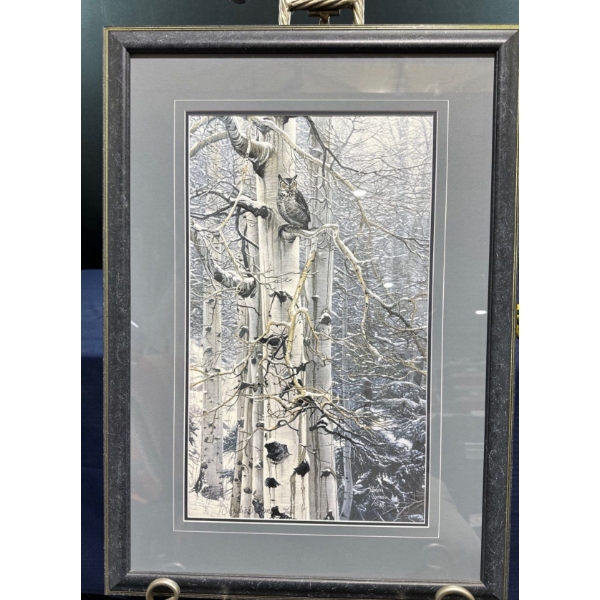 Stephan Lyman "Sentinel of the Grove" Print 12Wx20H