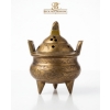 Image 2 :  UNIQUE BOROCCO COPPER  PLANTER HOLDER STAND 19''INCHES HEIGHT,  CHINESE BRASS TRIPOD INCENSE BURNER
