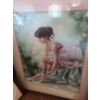Image 3 : Prints: Ballet Dancers: Two 23.5 X 28, 16 X 20, Girl w/ Sheep 24 X 30