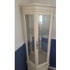 Image 2 : Corner Display Glass Cabinet w/ Bottom Storage Cupboard 24 W, 21 D, 69 T 