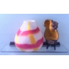 Image 1 : Mid-Century Modern Vase and Yellowstone Squirrel Bowl