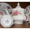 Image 2 : Royal Albert Bone China England "Prarie Rose" Variety of Pieces Cups, Saucers,  Serving Plates, Crea
