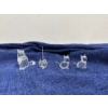 Image 1 : Swarovski Crystal Cats 1.5H, Big Cat 1.75H, and Mouse 0.5H