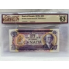 Image 1 : Graded Canadian 1971 $10 Choice UNC Prefix: *DA