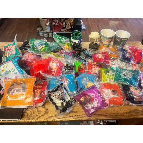  Assortment of McDonald’s kid pack toys 
