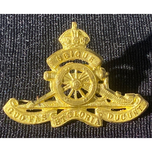 Royal Artillery Cap Badge from Approximately 1927