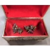 Image 9 : Rhinestone Jewelry, Trinket Boxes, and Faux Pearl Necklace