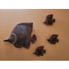 Image 1 : Wall-Mounted Fish Decorative Set