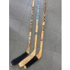 Image 1 : Three Vintage Wooden Hockey Sticks