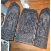 Image 4 : Assorted Decor Including: Terra Cotta Plate w/ Church 13" Diameter, Carving That Opens 7 T and More!