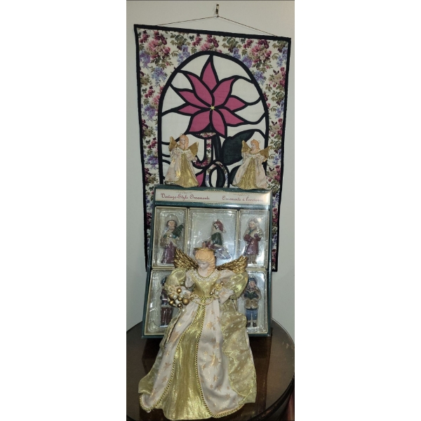 Xmas Princesses - Seasonal Tapestry Angel Tree Topper Ornaments & More
