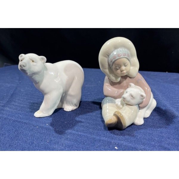 Set of Lladro Ceramic Figures