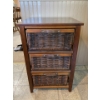 Wood & WIcker Storage Center 16 x 18D x 28T