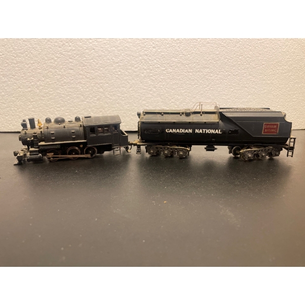 Canadian National 9870 Model Engine w/ Coal Car 13L & Canadian National 9571 Model Engine 8L