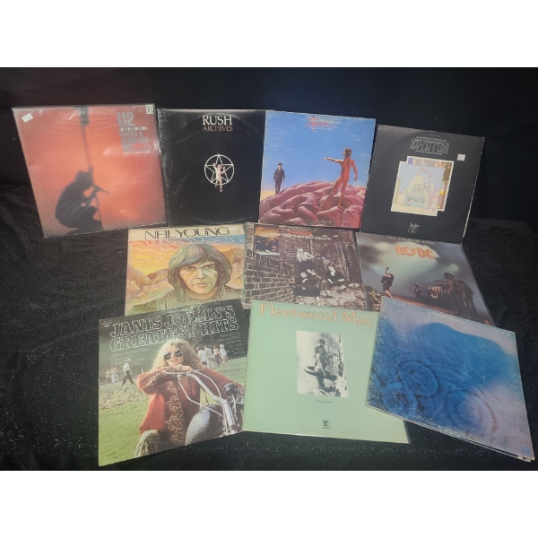 Assorted Records, Various Genres: Rush, Neil Young, The Who, Fleetwood Mac and More!