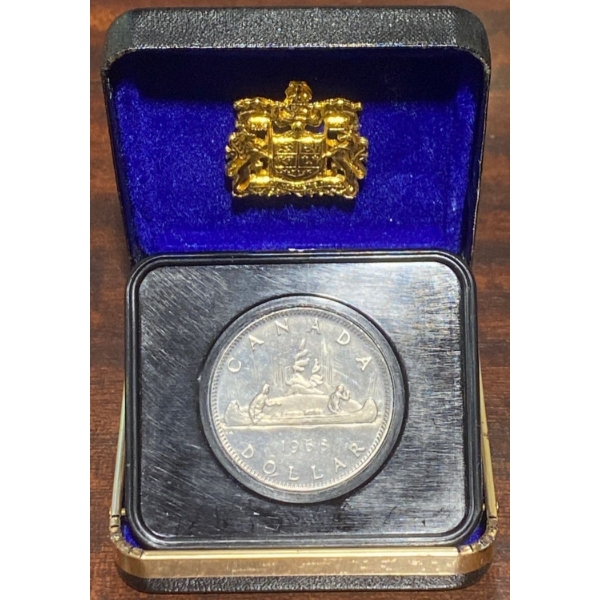 1968 Canadian Voyageur Dollar Coin 