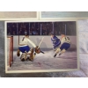 Image 7 : Vintage NHL Hockey Player Cards Featuring Game Action Photography