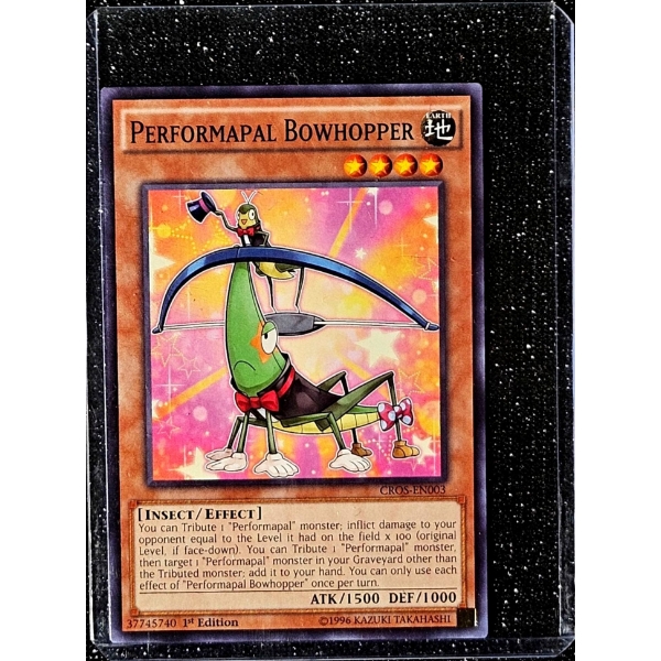 Performapal Bowhopper - YuGiOh CROS-EN003 (Authentic, 2019)