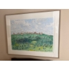 Image 1 : Framed Watercolor Landscape Signed by Leid Muchlenbacks, 1973