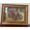 Shadow Box Wall Clock - Model T Car Photo 17x13