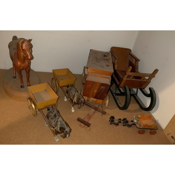 Antique Equestrian Figurine Collection 10L